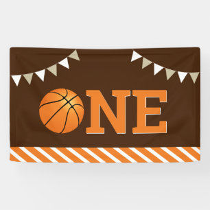 Basketball 1. Geburtstag Party Banner