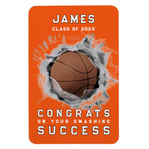 Basketball 2025 Glückwunschs Magnet