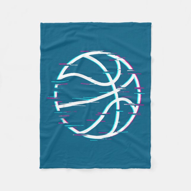 Basketball 3 fleecedecke (Vorderseite)