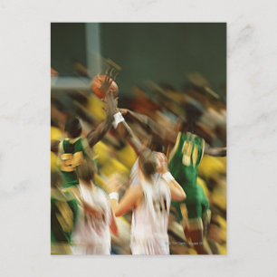 Basketball 3 postkarte