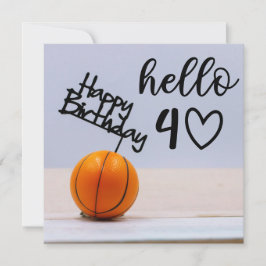 Basketball 40. Geburtstag zum Ballspieler
