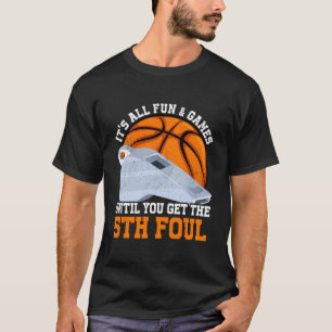 Basketball 5 Fouls Sohn Tochter T-Shirt