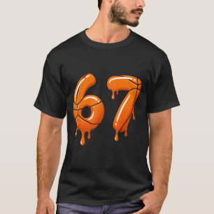 Basketball 67 Meme Lustig Cool Slam Dunk Für Junge T-Shirt