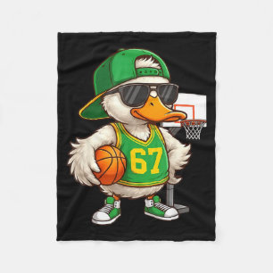 Basketball 67 Sechs Sieben Lustiges Basketball Mem Fleecedecke
