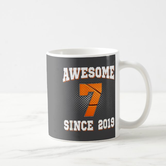 Basketball 7th 2019 7 Old Years Since Meme Kaffeetasse (Rechts)