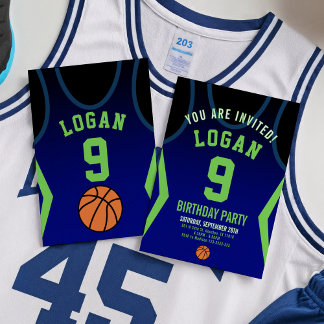 Basketball 9 Einladung zum Geburtstag