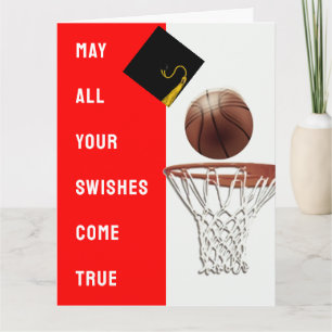 Basketball-Abschluss-Karte Karte
