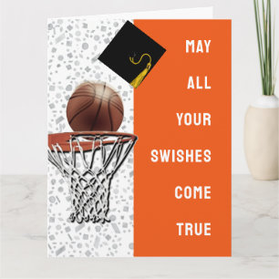 Basketball-Abschluss-Karte Karte