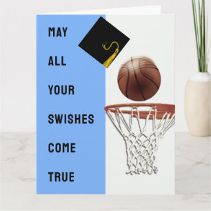 Basketball-Abschluss-Karte Karte