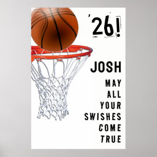 Basketball-Abschluss Poster