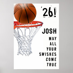 Basketball-Abschlussfeier Poster