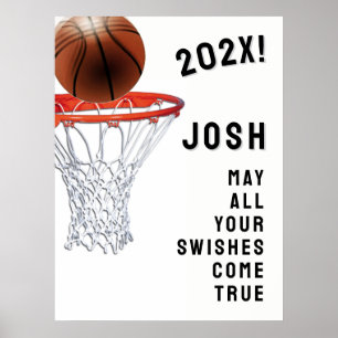 Basketball-Abschlussfeier Poster