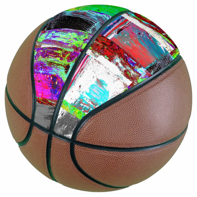 Basketball – Abstrakter Raster (angewinkelt)