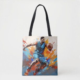 Basketball Action Sport Malerei Abstrakt Art Deco