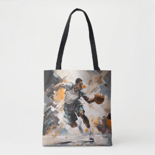 Basketball Action Sport Malerei Abstrakt Art Deco