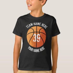 Basketball (Anpassbar für Team und Spieler) T-Shirt