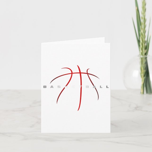 Basketball Apparel - Basketbal Art Karte (Vorderseite)