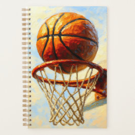 Basketball Art Notebook - Sports Design Journal Planer