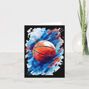 Basketball Art Poster Grafik 1 Karte