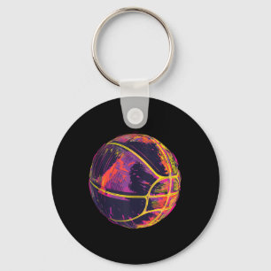 Basketball Artwork Basketball Lover Bball Spieler  Schlüsselanhänger