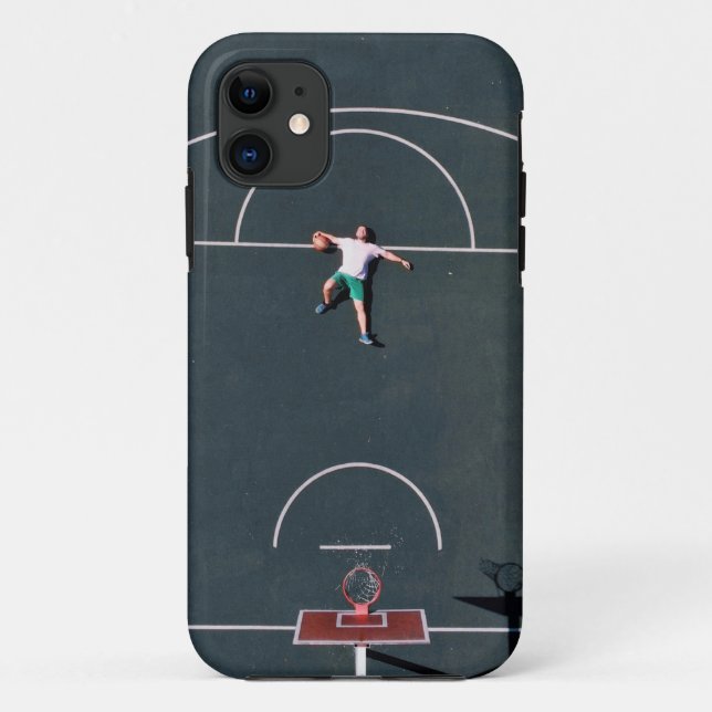 Basketball-Artwork Case-Mate iPhone Hülle (Rückseite)