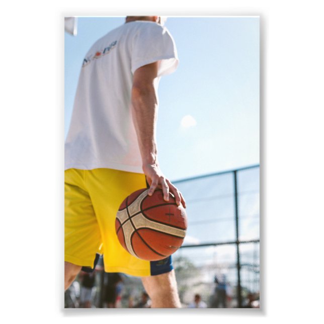 Basketball-Artwork Fotodruck (Vorne)