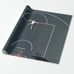 Basketball-Artwork Geschenkpapier