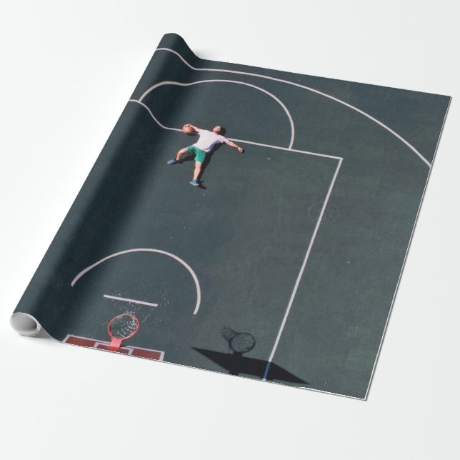 Basketball-Artwork Geschenkpapier (Ungerollt)