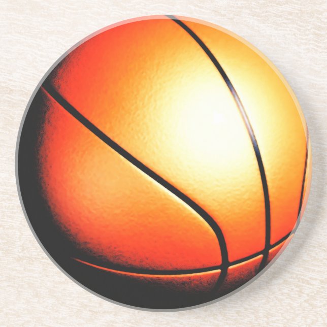 Basketball-Artwork Getränkeuntersetzer (Vorne)