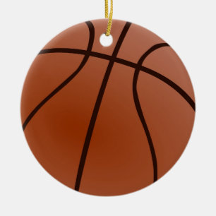 Basketball-Artwork Keramik Ornament