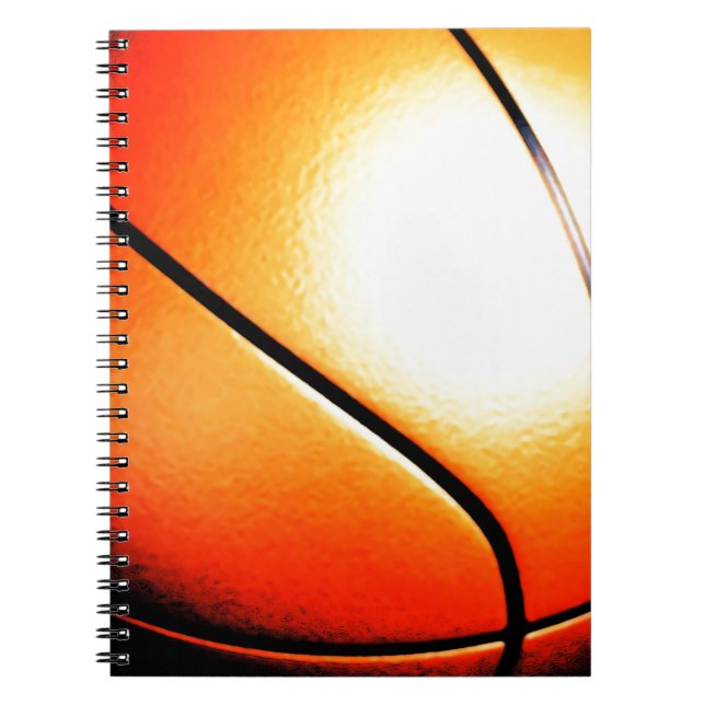 Basketball-Artwork Notizblock (Vorderseite)