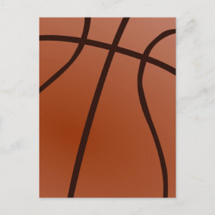 Basketball-Artwork Postkarte