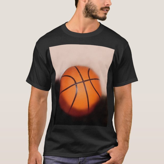 Basketball-Artwork T-Shirt (Vorderseite)