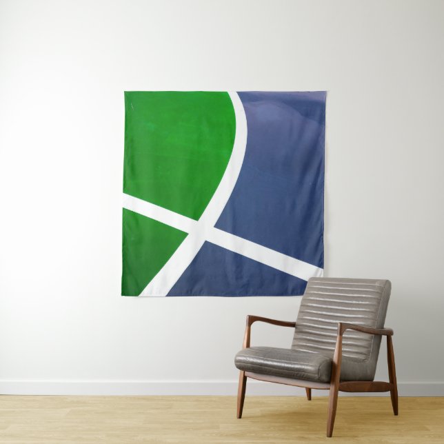 Basketball-Artwork Wandteppich (Beispiel)