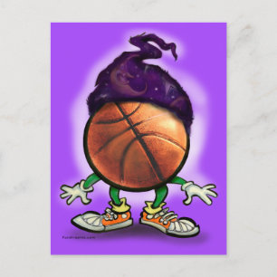 Basketball-Assistent Postkarte