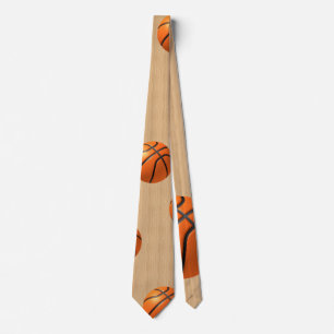 Basketball auf Hartholz Krawatte