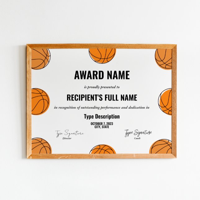 Basketball-Auszeichnung, MVP-Auszeichnung Poster (Von Creator hochgeladen)