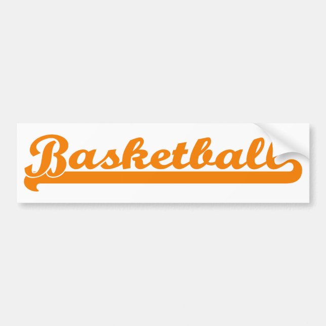 Basketball Autoaufkleber (Vorne)