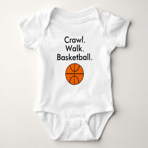 Basketball-Baby-Body Baby Strampler