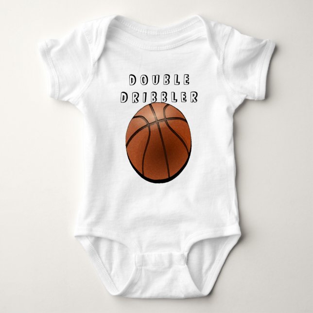 Basketball Baby Strampler (Vorderseite)
