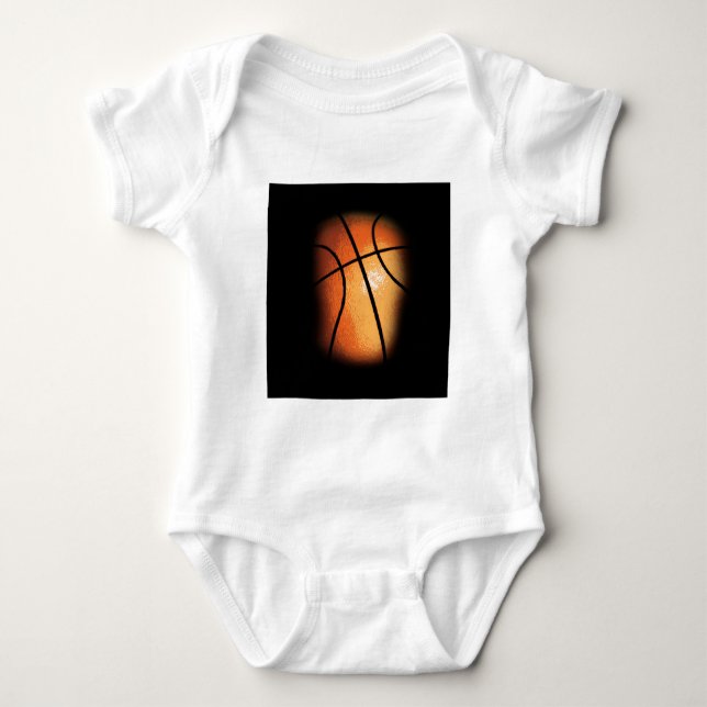 Basketball Baby Strampler (Vorderseite)