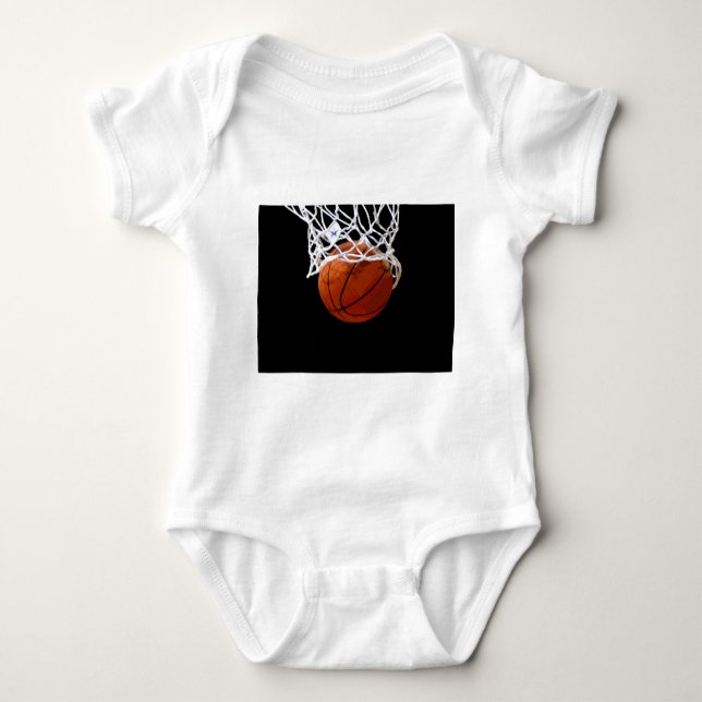 Basketball Baby Strampler (Vorderseite)