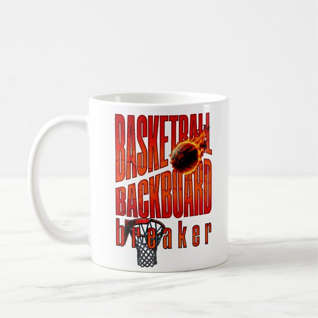 Basketball Backboard Breaker Kaffeetasse (Links)