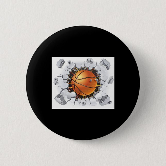 Basketball-Ball 1 Button (Vorderseite)