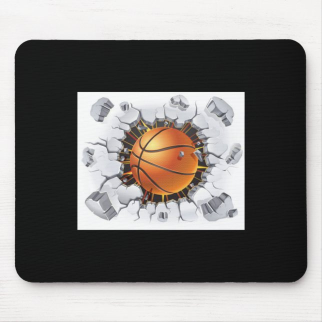Basketball-Ball 1 Mousepad (Vorne)