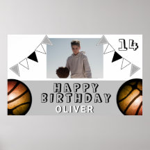 Basketball Ball Bunting Flags Foto Birthda