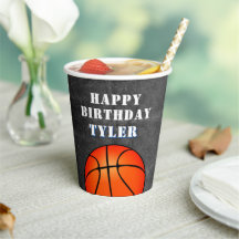 Basketball Ball Chalkboard Foto Geburtstag