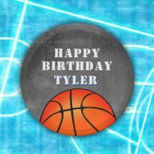 Basketball Ball Chalkboard Foto Geburtstag