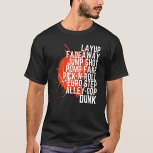 Basketball Ball Court Basketball Jugend Kind T-Shirt