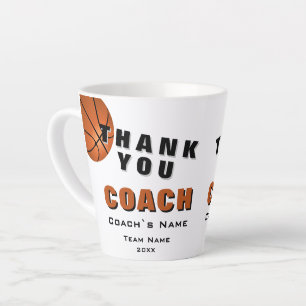 Basketball Ball Danke Trainer Milchtasse